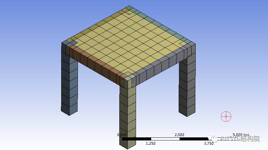 Workbench 框架建模中如何实现梁和板的截面偏置-峰设教育